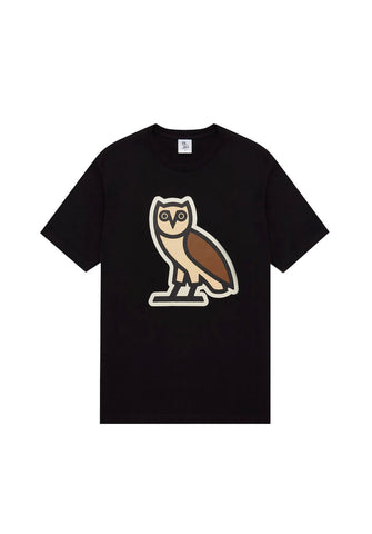 OVO BUBBLE OWL T-SHIRT - Black