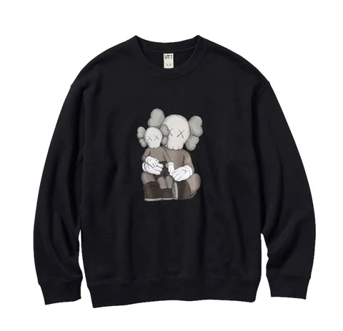 Kaws x Uniqlo Longsleeve Sweatshirt - Black