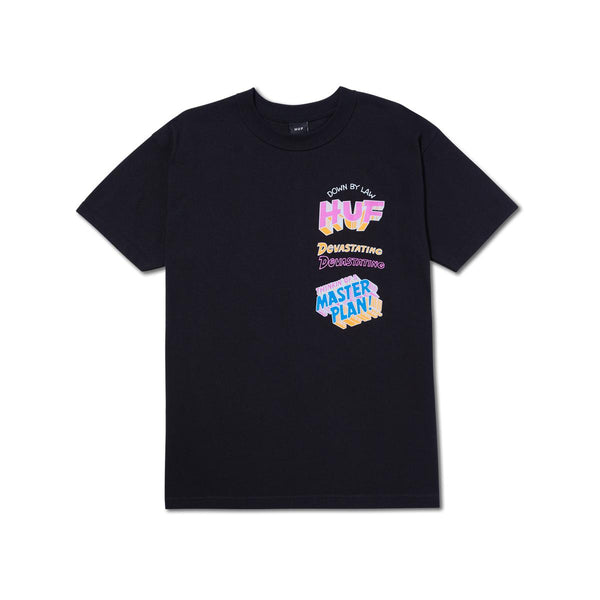 Huf Master Plan Tee - Black