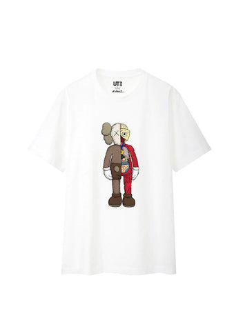 Kaws x Uniqlo Flayed Tee - White